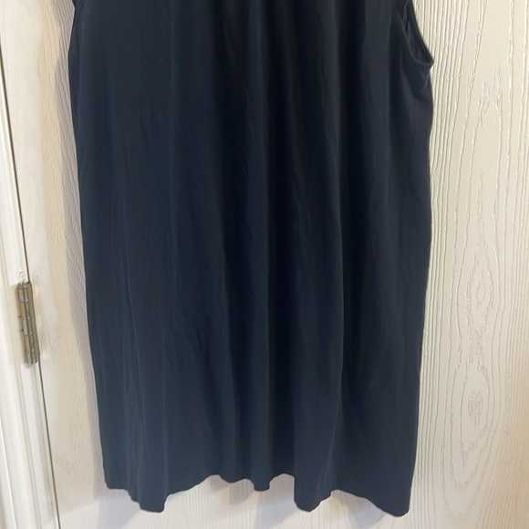 Theory Black Sleeveless Mini Dress. Size L - Picture 4 of 9